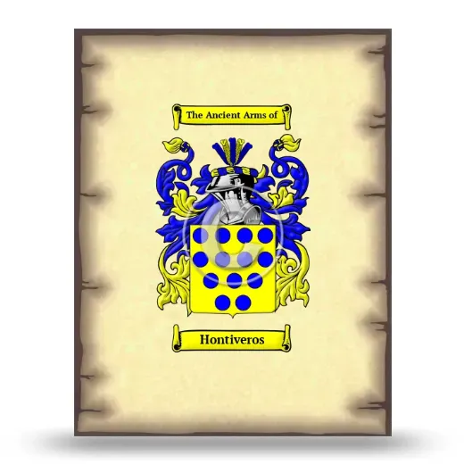 Hontiveros Coat of Arms Print