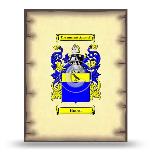 Hoord Coat of Arms Print
