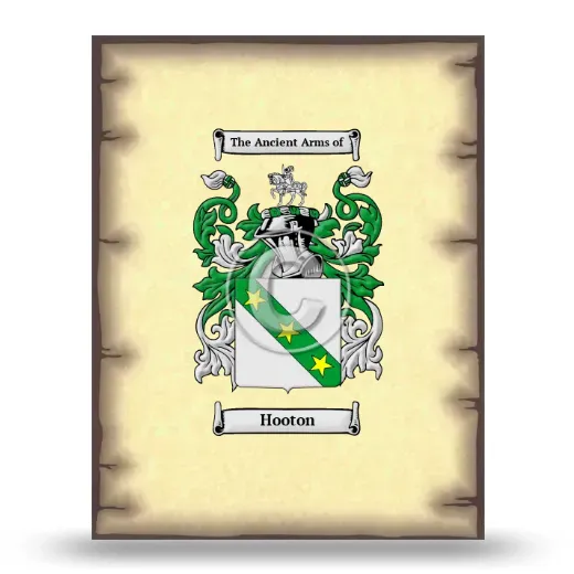 Hooton Coat of Arms Print