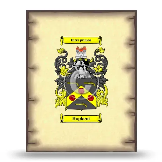 Hopkent Coat of Arms Print