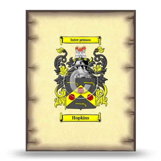 Hopkins Coat of Arms Print