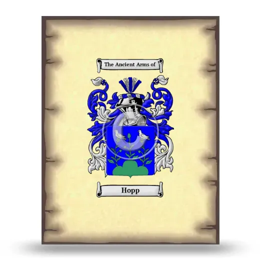 Hopp Coat of Arms Print