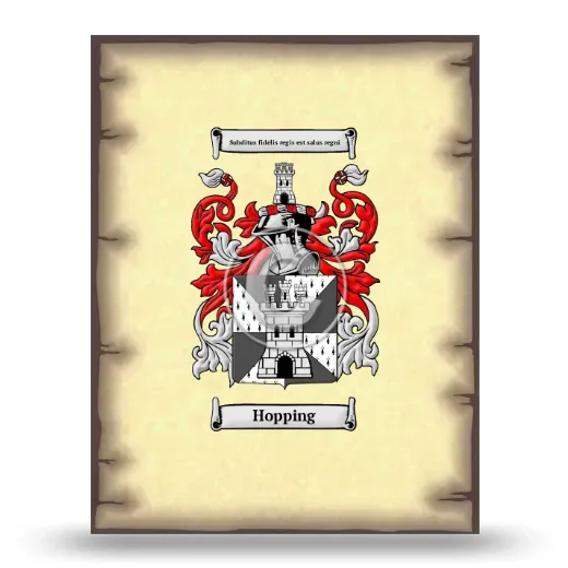 Hopping Coat of Arms Print