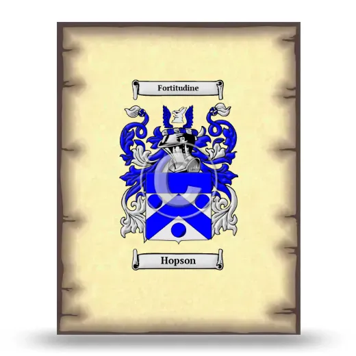 Hopson Coat of Arms Print