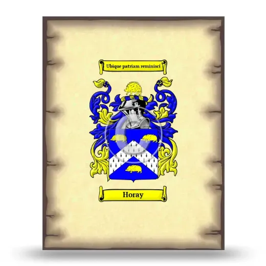 Horay Coat of Arms Print