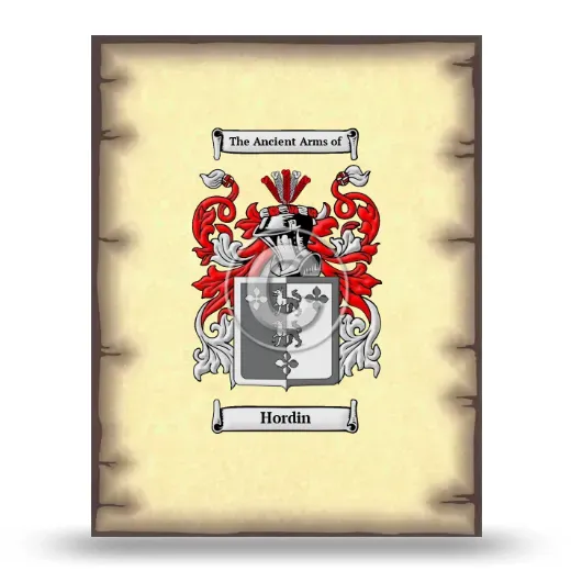 Hordin Coat of Arms Print