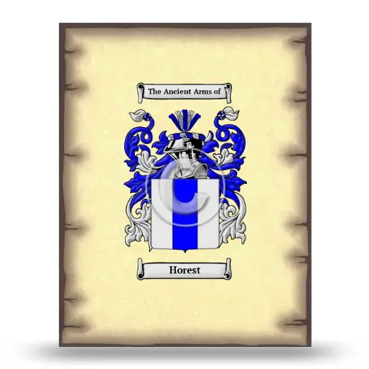Horest Coat of Arms Print