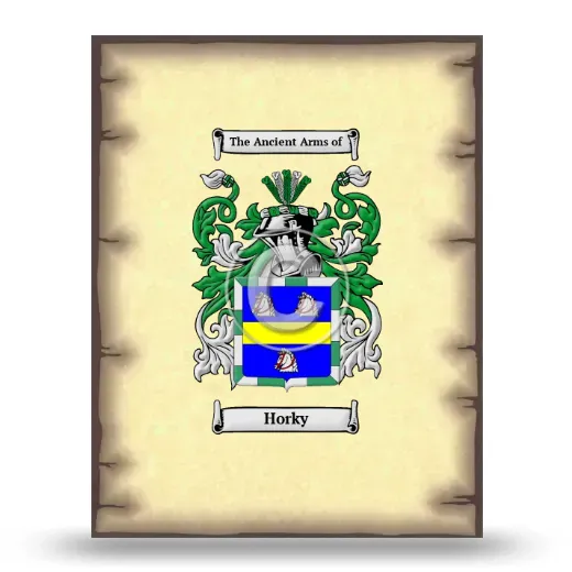 Horky Coat of Arms Print