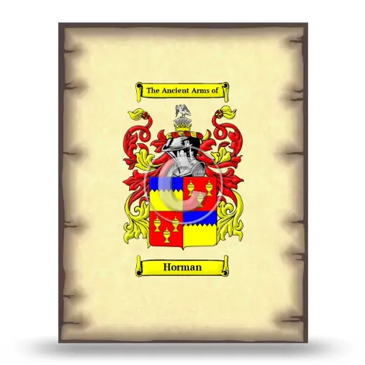 Horman Coat of Arms Print