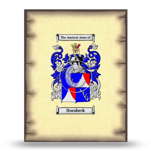 Hornbeck Coat of Arms Print