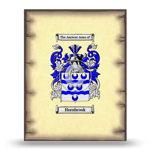 Hornbrook Coat of Arms Print