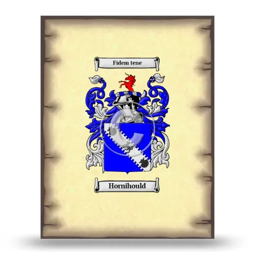 Hornihould Coat of Arms Print
