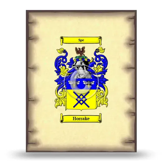 Horrake Coat of Arms Print