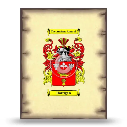 Horrigan Coat of Arms Print