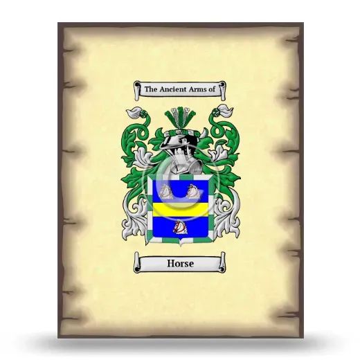 Horse Coat of Arms Print