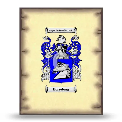 Horseburg Coat of Arms Print