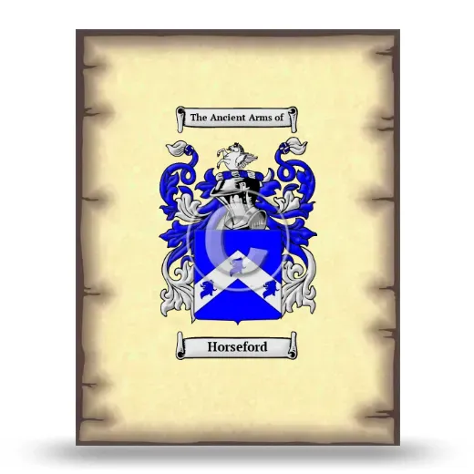 Horseford Coat of Arms Print