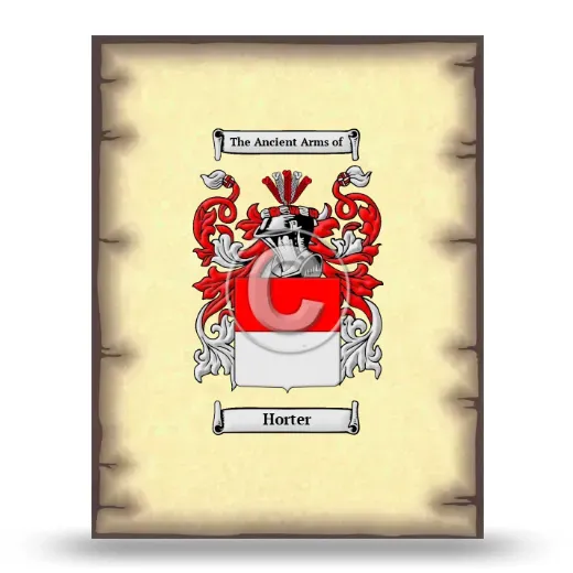 Horter Coat of Arms Print