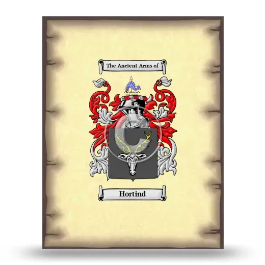 Hortind Coat of Arms Print