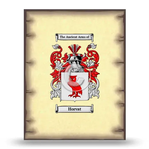 Horvat Coat of Arms Print