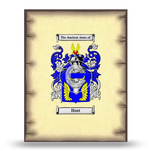 Host Coat of Arms Print