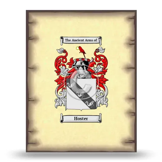 Hoster Coat of Arms Print
