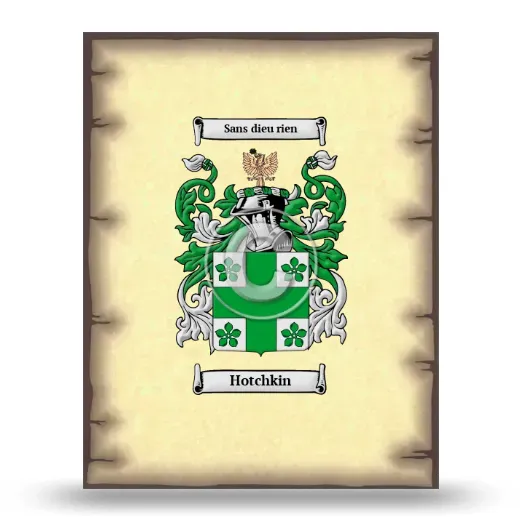 Hotchkin Coat of Arms Print
