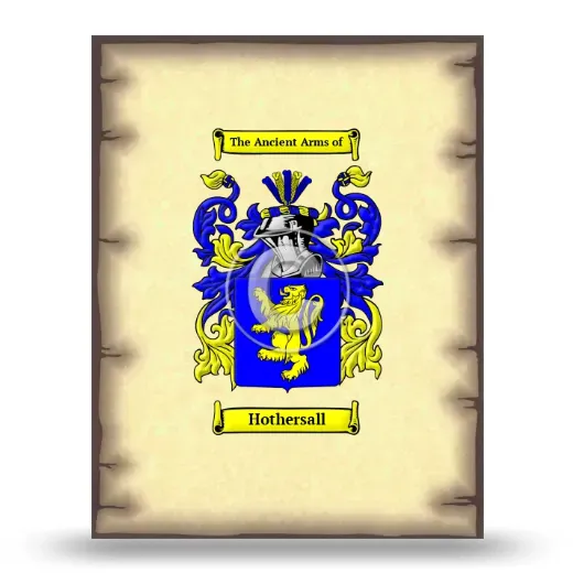 Hothersall Coat of Arms Print