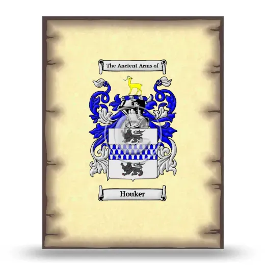 Houker Coat of Arms Print