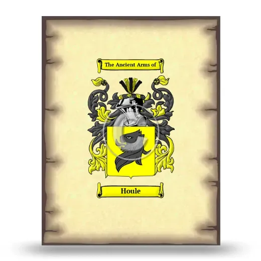 Houle Coat of Arms Print