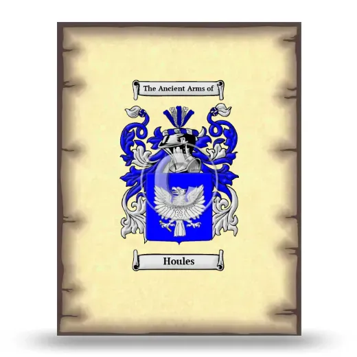 Houles Coat of Arms Print