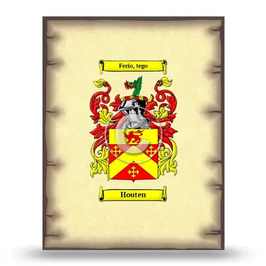 Houten Coat of Arms Print