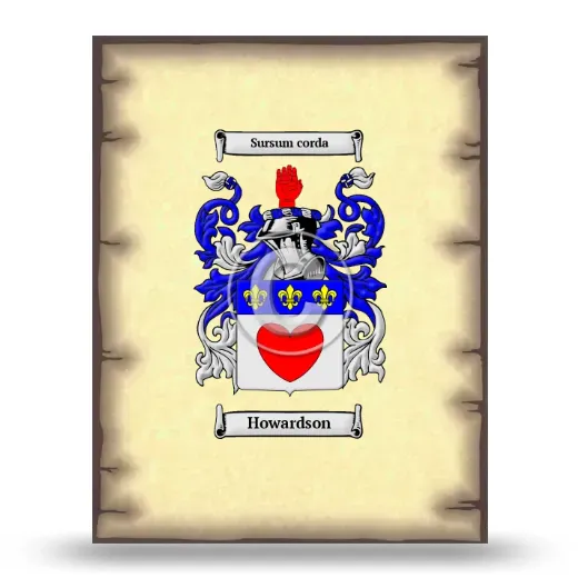 Howardson Coat of Arms Print
