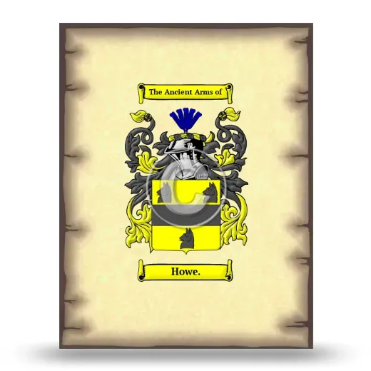 Howe. Coat of Arms Print