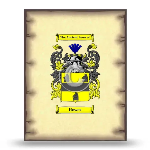 Howes Coat of Arms Print