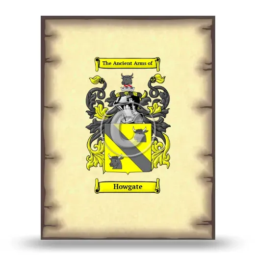 Howgate Coat of Arms Print