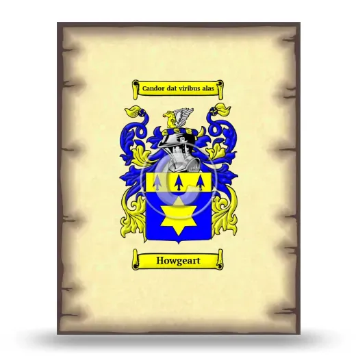 Howgeart Coat of Arms Print
