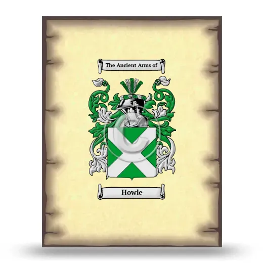 Howle Coat of Arms Print