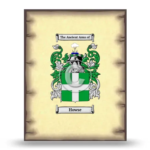 Howse Coat of Arms Print