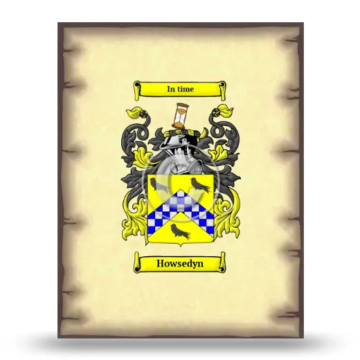 Howsedyn Coat of Arms Print