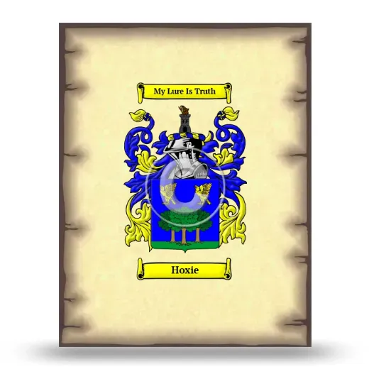 Hoxie Coat of Arms Print
