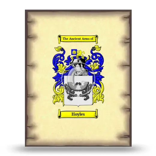 Hoyles Coat of Arms Print