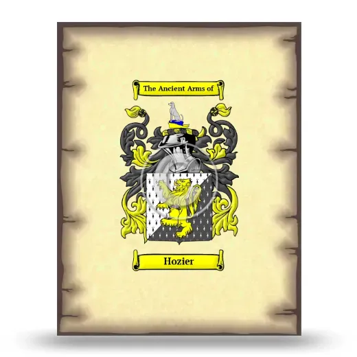 Hozier Coat of Arms Print