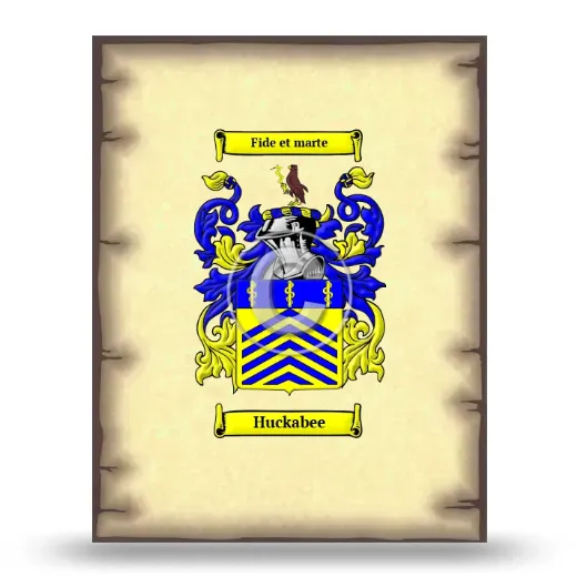 Huckabee Coat of Arms Print