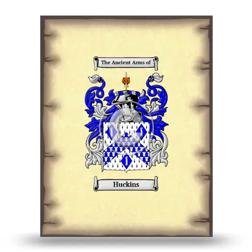 Huckins Coat of Arms Print