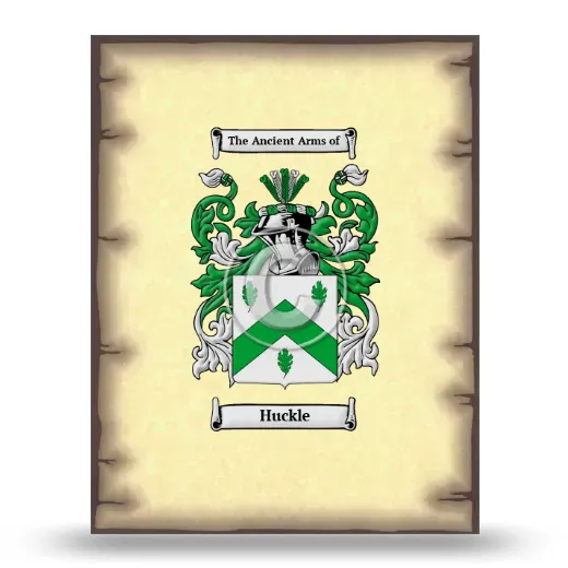 Huckle Coat of Arms Print