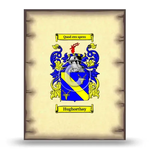 Hughorthay Coat of Arms Print