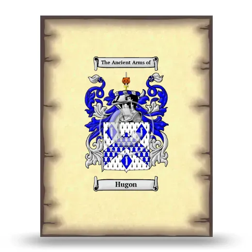 Hugon Coat of Arms Print