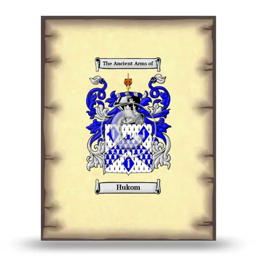 Hukom Coat of Arms Print
