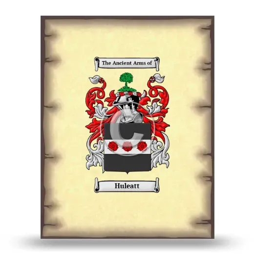 Huleatt Coat of Arms Print